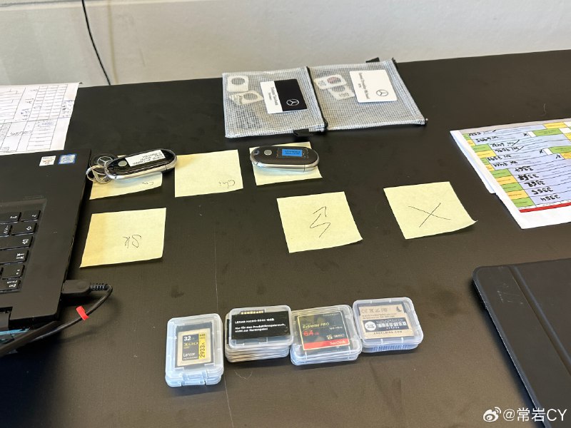 剛拍完奔馳本次慕尼黑車展最重要車型的拍攝，有個小細節分享。配圖