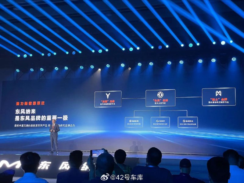 东风新能源品牌当前的产品战略规划。配图