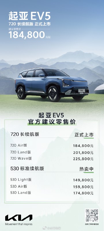 在各家都在发布销量成绩的时候，一辆新车上市了。配图