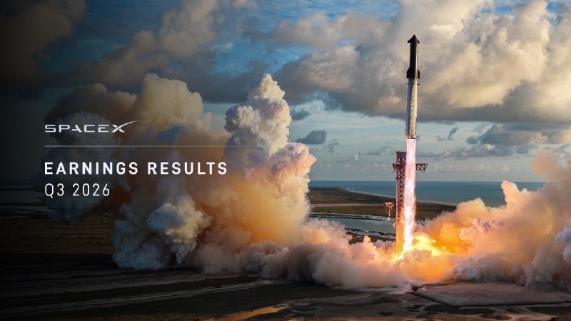 SpaceX 开放 Q3 2026 财报网络直播投资者提问平台配图
