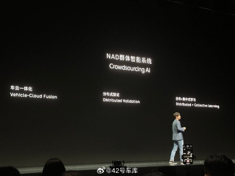 蔚來的 NAD 羣體智能系統。配圖