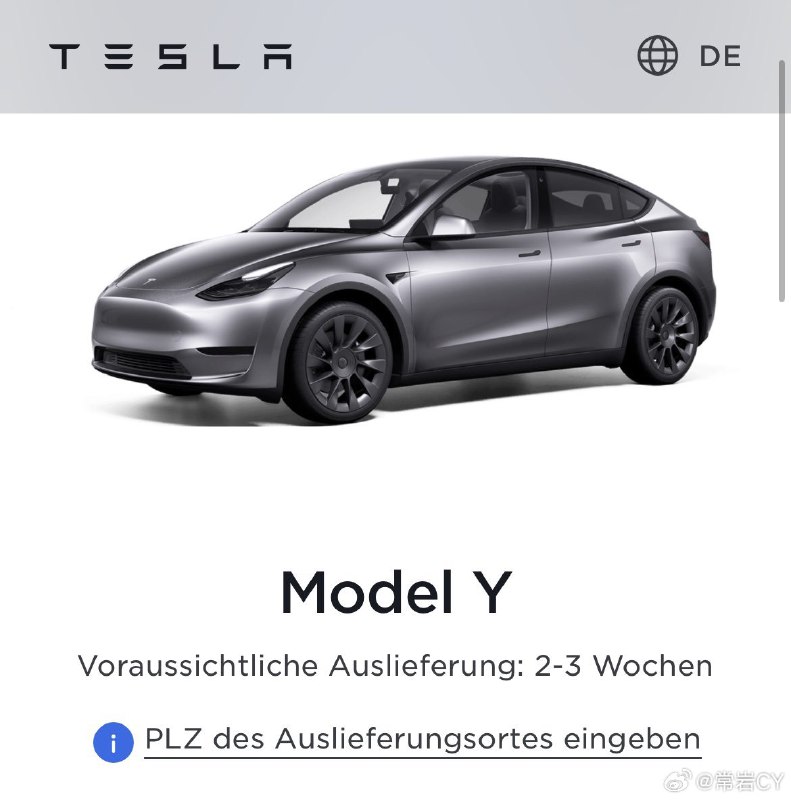 🇪🇺特斯拉在今天提高了 Model Y 在欧洲的价格。配图
