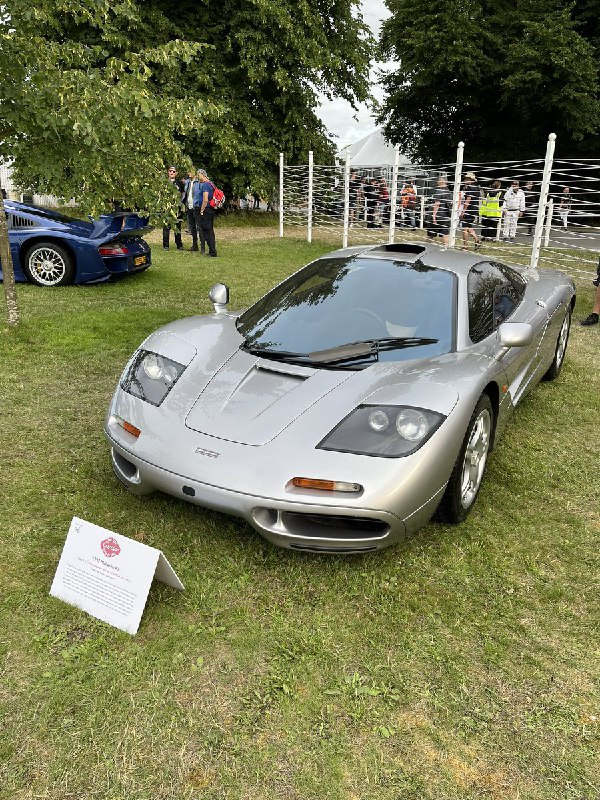 This is the McLaren F1 that @elonmusk bought in 1999. It's on display at the Goodwood Festival of speed this weekend. Elon no longer owns the car. Today, the car is worth ~$20 million, equivalent to 500 Model 3 RWDs. https://t.co/2iCexUoUav配图