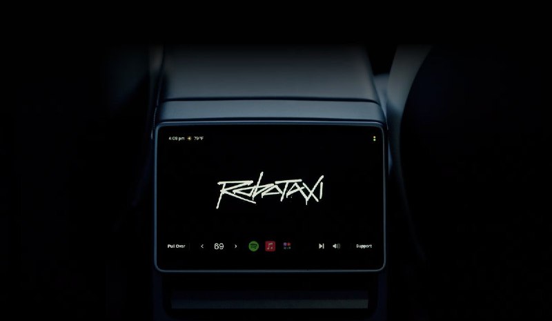 特斯拉移除Robotaxi车厢内转向灯和危险警报声音配图