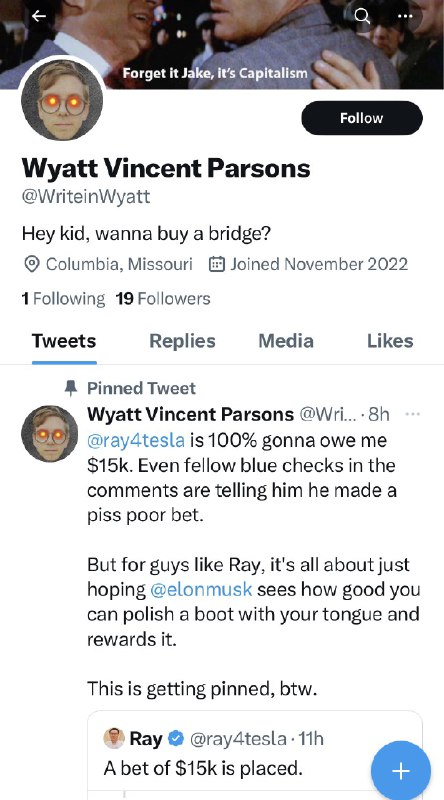 Re @WriteinWyatt @elonmusk @montana_skeptic You haven’t set up direct message option yet. https://t.co/JTbAuy6I6G配图