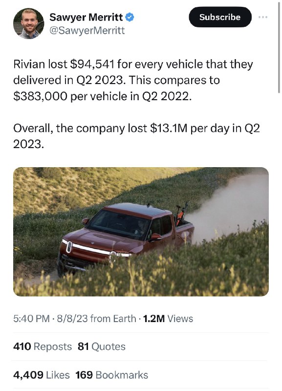 Re @MITeslaGuy @teslavangelist https://twitter.com/sawyermerritt/status/1689422458850250752配图