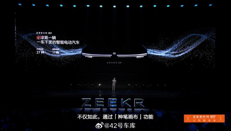 大家喜欢极氪007 90 英寸 ZEEKR STARGATE 一体式智慧灯幕吗？配图