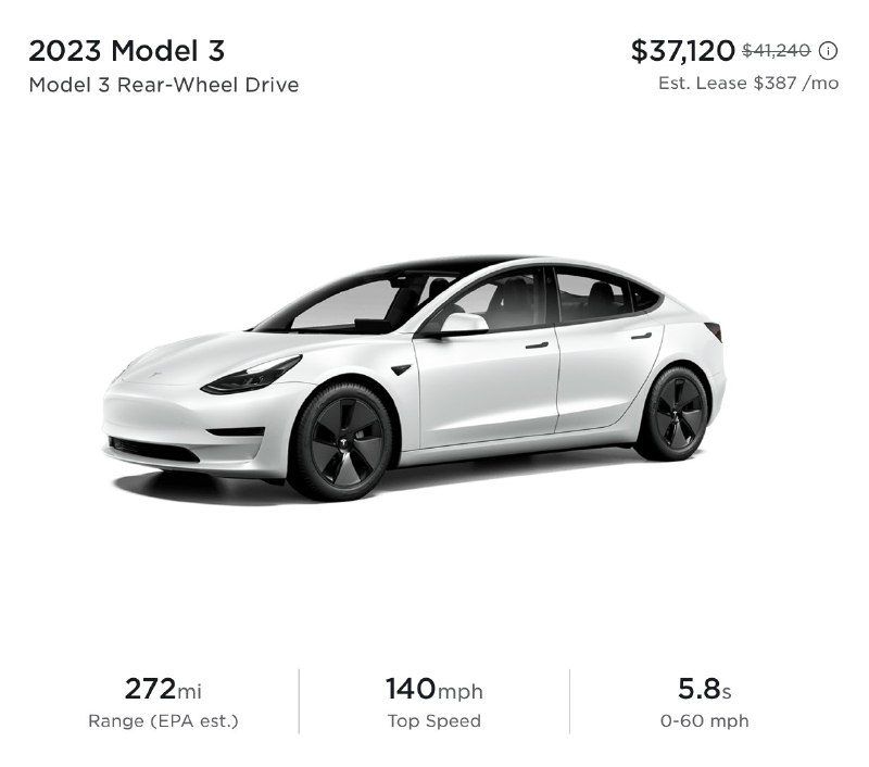 NEWS: Tesla has increased discounts up to $4,120 off (from ~$3k last week) in the US on new inventory Model 3 cars. https://t.co/EFXq8Aacvf配图