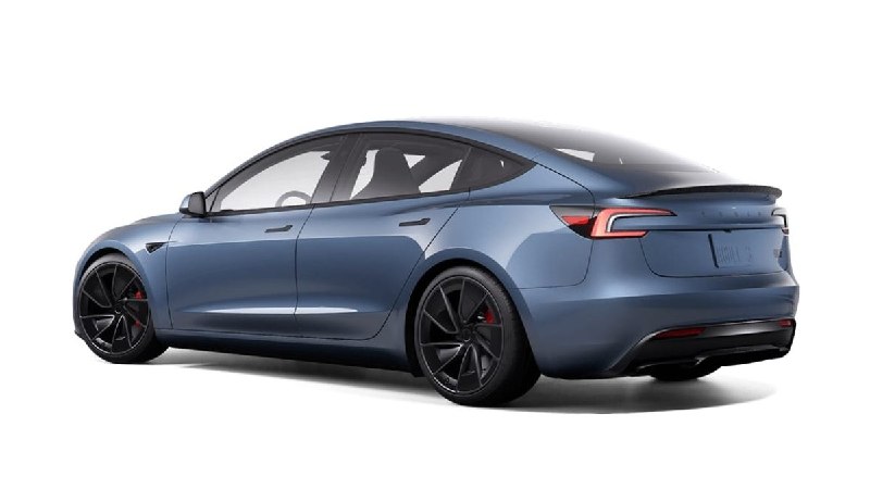 特斯拉在北美为 Model 3/Y 新增两种蓝色车漆配图