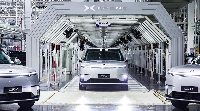 小鹏汽车宣布在广州启动首批 Robotaxi 量产配图