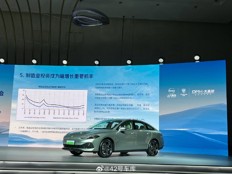 榮威這個 DMH 技術大會上還加入了一個經濟分享的環節，還是挺少見的[二哈]。總結一下就是預期今年國內經濟依然會保持增長，跟榮威 DMH 這個三個字母代表“大美好”的寓意還是挺呼應的[doge]配圖