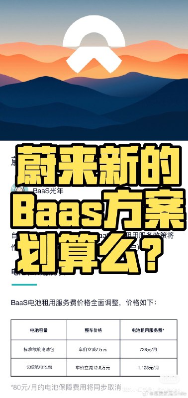 是不是还要考虑 BaaS带来的购置税优惠？配图