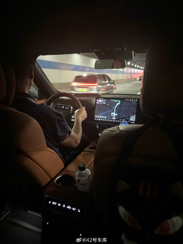 顺风车打到一辆理想 L9，还是老款的顶配版。惊讶的是车主已经六十多岁了，当时在 L9 和蔚来 ES8 里纠结，最后因为 「空间大」、「长途加油」、「上海送牌」还是选择了 L9。配图