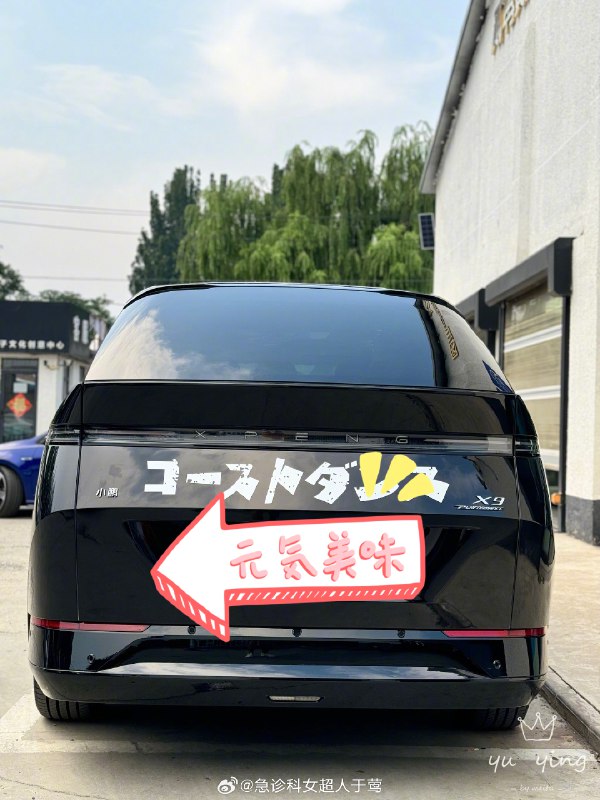 感谢于老师捧场支持！这小鹏X9初音版不得走到哪儿都是道亮眼的风景！[doge]配图
