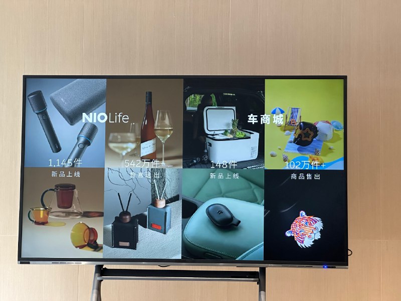 NIO Life 和 车商城 数据配图