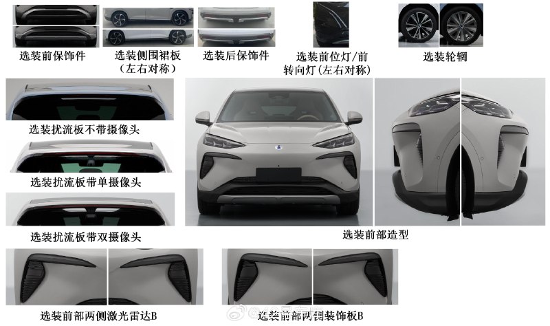 腾势 N7 推出新的选装前脸。配图