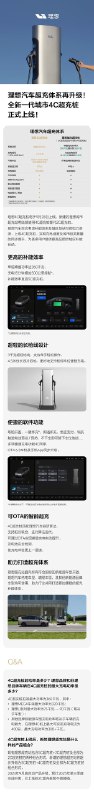 理想这家公司的迭代能力，在车企里绝对是非常强的，在2C 和 5C 之间 上了一套4C桩来适配城市充电需求。配图