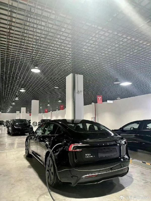 开了长腿模式的 Model3[哆啦A梦微笑]配图