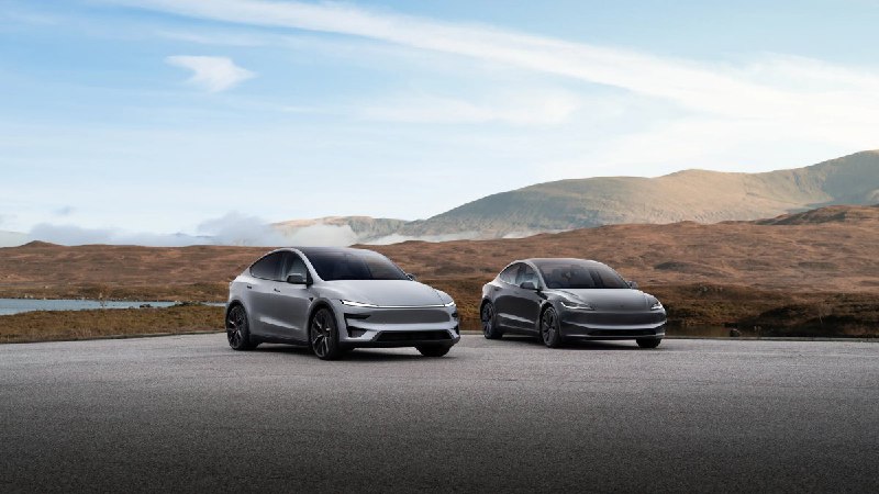 特斯拉上海产 Model 3/Y 硬件改款：新增 V2L、16 英寸屏与 Zen Gray 内饰配图