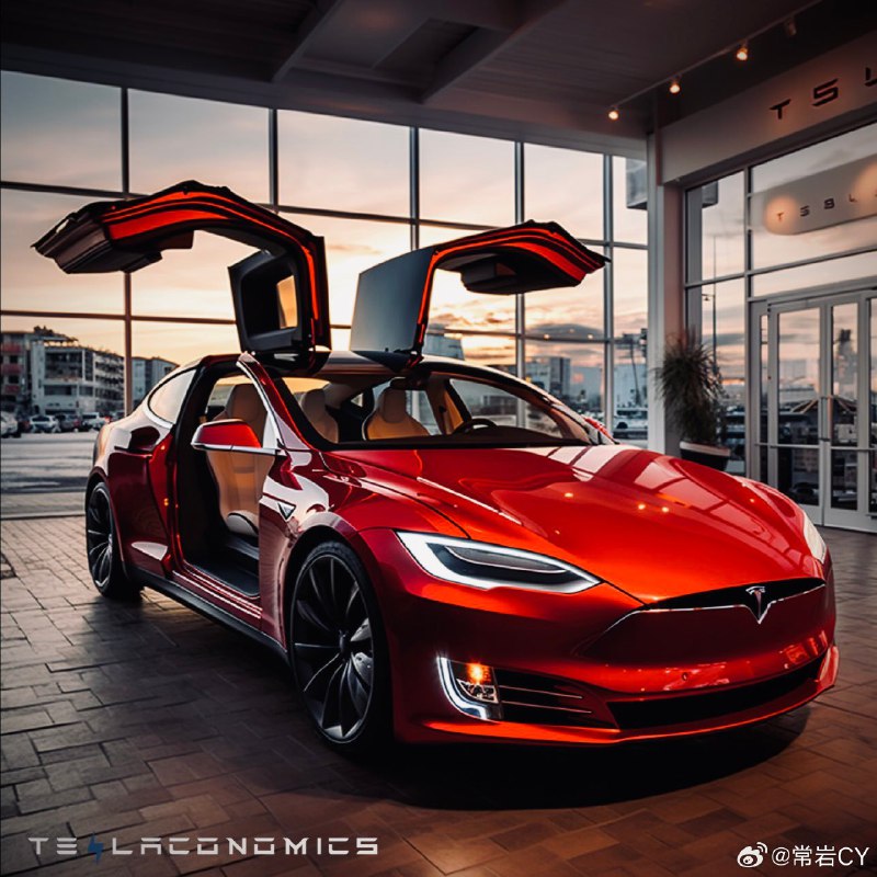 如果有一辆带鹰翼门的Model S，你会感兴趣吗？配图