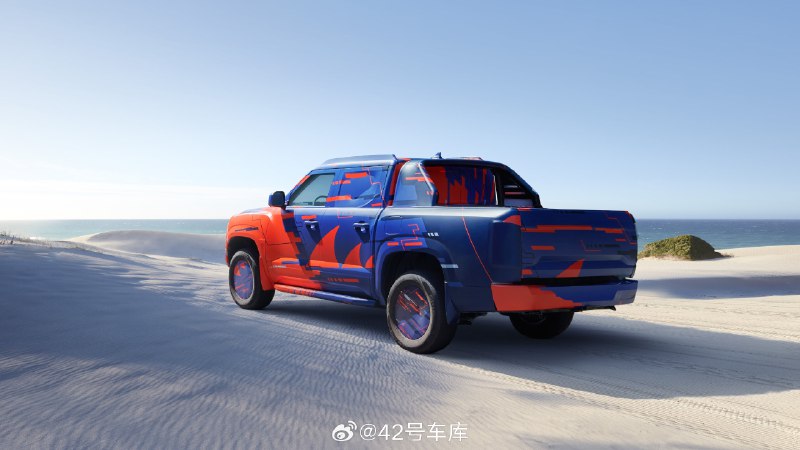 比亞迪在 X（推特）上官宣了皮卡照片。配圖