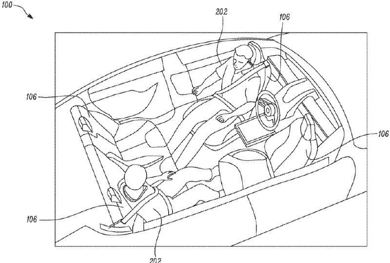 特斯拉正在為其即將推出的全自動Robotaxi申請使用旋轉座椅的監管批准。該車型可能沒有傳統的方向盤或踏板，乘客（包括駕駛員）可以在行駛時面對面坐着。配圖