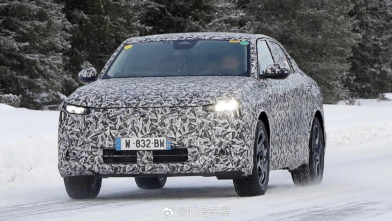 海外媒体曝光了一组 DS 旗舰 SUV 的测试谍照，该车基于 STLA Medium 架构打造，采用纯电驱动，计划 2024 年第三季度正式发布。作为旗舰 SUV，新车售价或将与 DS 9 相当，大约 5.5 万英镑，约人民币 50 万元。配图