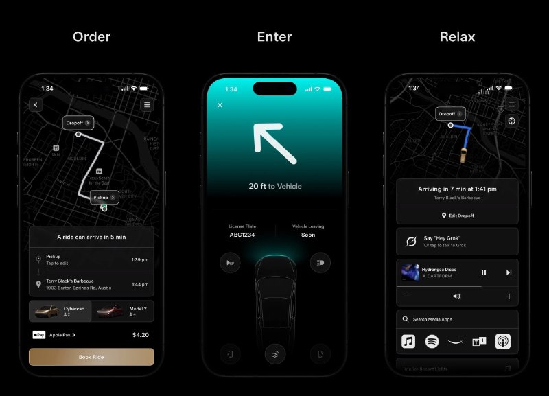 Tesla Robotaxi app opens for download in more countries, but ride service still limited to seven US cities配图