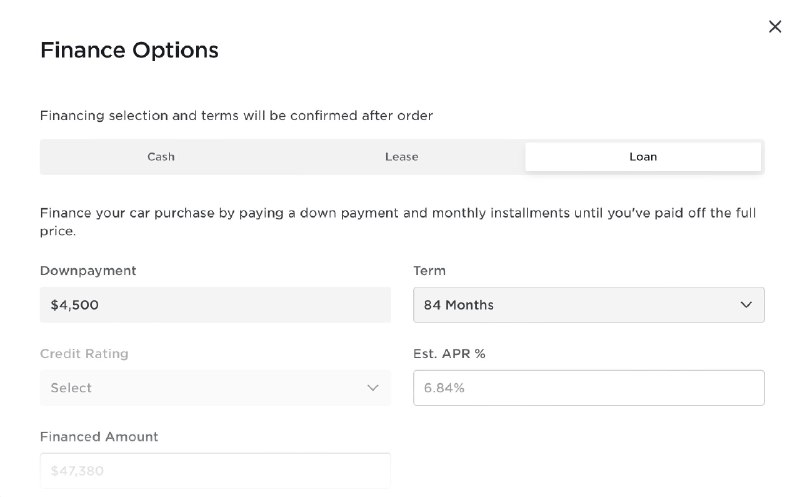 NEWS: @Tesla has increased the APR % for financing in the US.配图