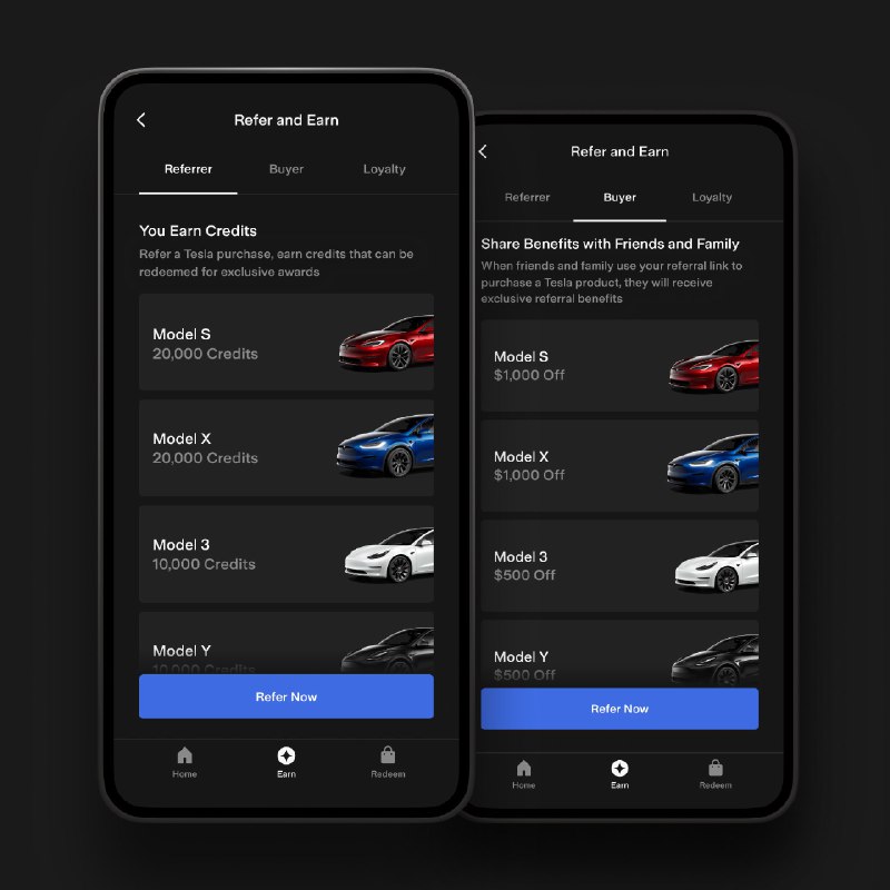 Refer a friend to buy a new Model 3 or Y using your referral link & give them $500 off (local currency equivalent)配图