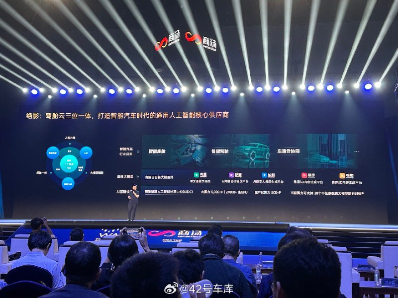 商汤科技在智能汽车领域的布局，可以说是完全以大模型为基础了。配图
