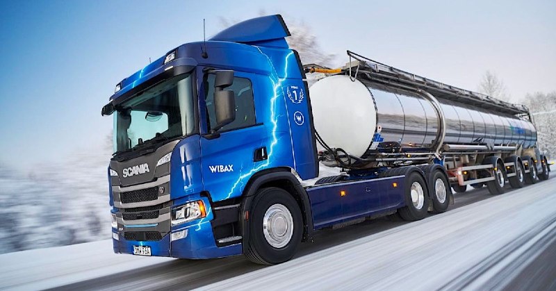 Scania获105辆电动半挂卡车大单配图