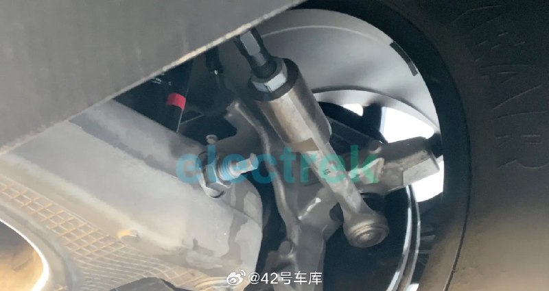 特斯拉 Cybertruck 的悬架系统首次曝光配图