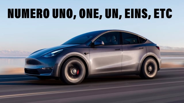 Tesla Model Y is Europe’s best selling car in first half of 2023.配图