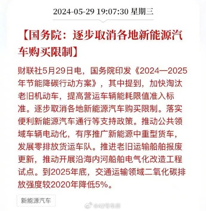 #逐步取消各地新能源車限購#配圖