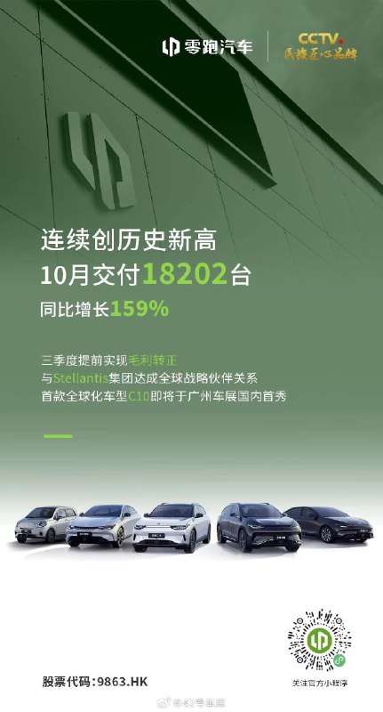 朱江明宣佈 10 年內不以任何方式轉讓或減持零跑汽車的股份。#42how##新能源汽車##零跑汽車創始人承諾10年內不減持#查看圖片配圖