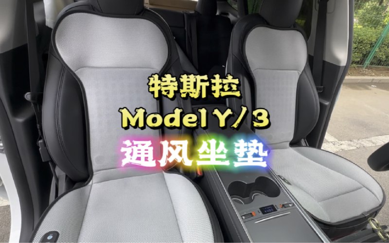 特斯拉专车专用通风坐垫，从此告别开车后背、屁股出汗配图