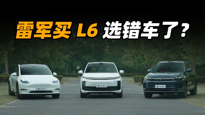 没想到跟雷总当车友，除了买小米 SU7，还可以买理想 L6。配图