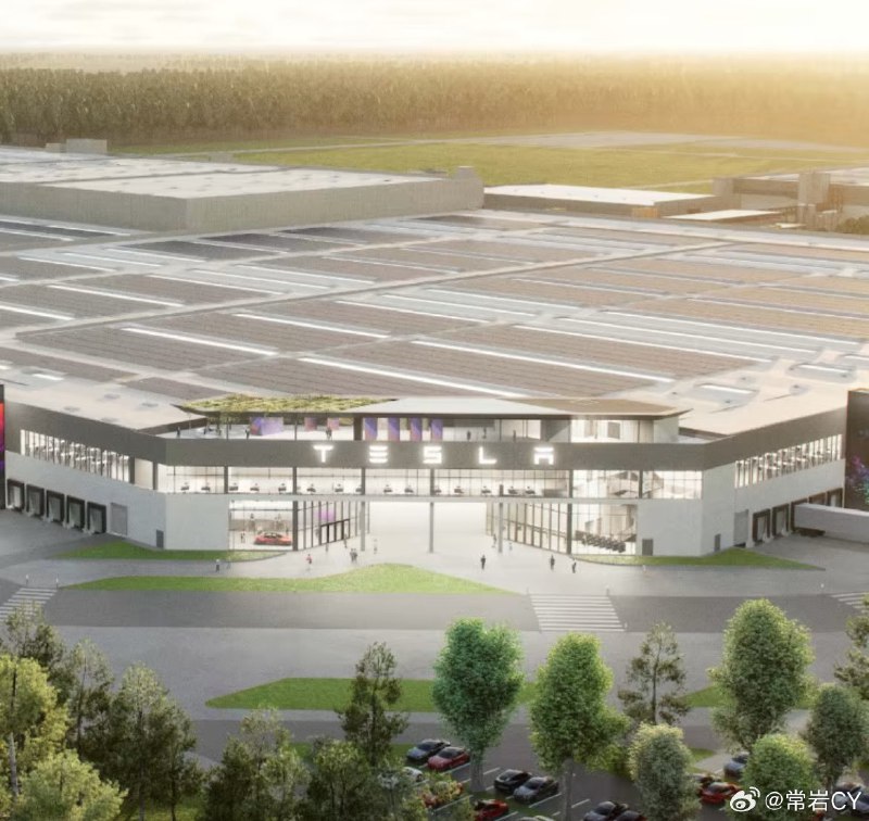德国环境部门已经批准了特斯拉扩大Giga柏林的申请，允许建立物流区和额外的基础设施。配图