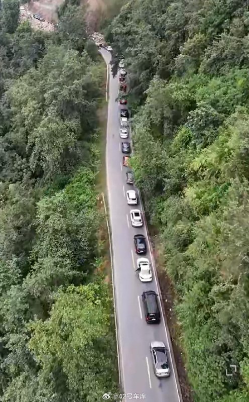 #哀牢山堵车#不愧是放长假，哀牢山都能堵车[允悲]大家胆子都这么大吗？配图